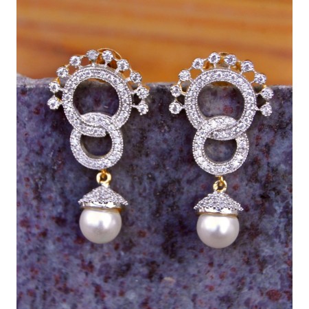 American Diamond Delicate Dangler Earrings